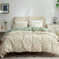 Chic Floral Duvet Cover Set - 3 Pieces King Size, 100% Soft Microfiber, Zipper Closure, All Seasons