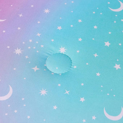 URBONUR 6Pcs Gradient Glitter Comforter Set for Girls Twin Size Colorful Rainbow Pink Blue Bedding Set, Soft & Breathable Kids Bed in a Bag