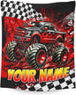 Boys Blanket Gifts Personalized Truck Blankets for Kids Teens Adults - 60" x 80" Cool Car Themed Soft Lightweight Flannel Throws for Couch, Sofa, Bedroom Decor