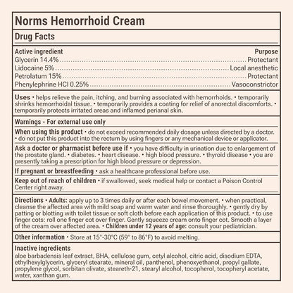 Norms The Full Hemorrhoid Treatment Bundle Medicated Wipes, Touch-Free Spray, and 5% Lidocaine Cream to Relieve Painful Itching, Burning & Swelling – Complete Hemorrhoid Care System
