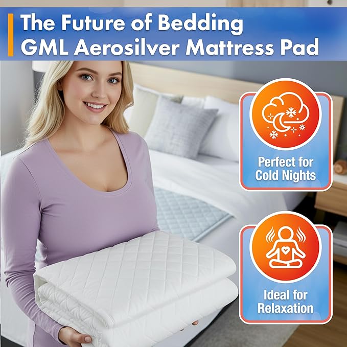 Heated Mattress Pad – Bed Warmer with 5 Heat Settings, 15-Hour Auto Shut-Off,Tencel & Microfiber, Anti-Radiation, Waterproof, Machine Washable, Single Controller, UL Listed, Twin, Single