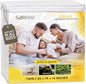 SafeRest Waterproof Mattress Protector Twin Size – Absorbent Breathable Soft Fitted Bed Cover with 18" Deep Stretchable Pockets – Machine Washable Twin Mattress Cover