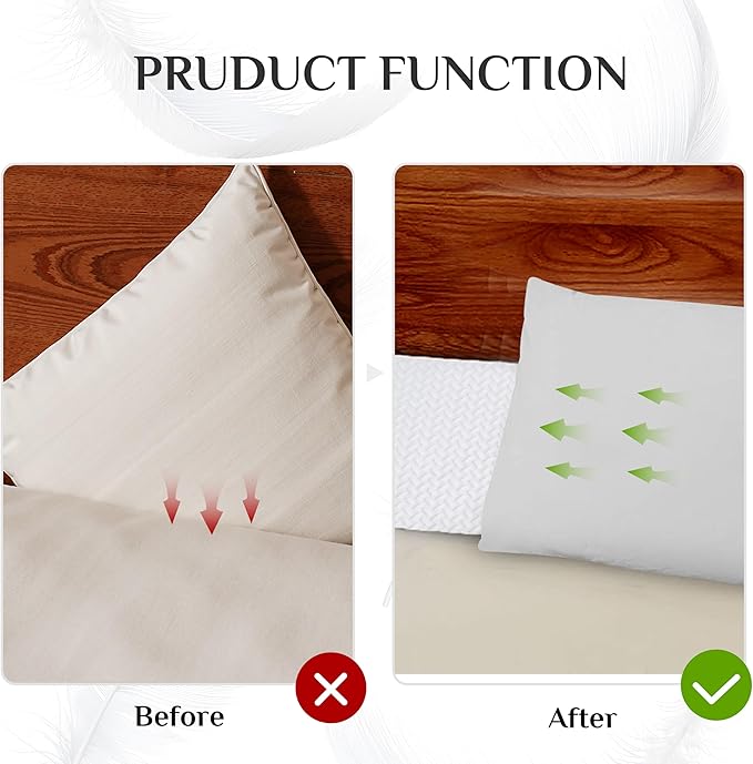 Bed Wedge Pillow Headboard Gap Filler, High-Density Foam Wedge Pillow for Bed, Comfortable & Supportive Angled Design, Fills 0-6" Gap Between Mattress and Headboard