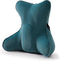 Lumbar Support Pillow – Multi-Functional Ergonomic Back Cushion for Office Chair, Car Seat & Sofa, Reading Pillow with Firm Multi-Zone Support to Relieve Lower Back Pain,Slate Blue