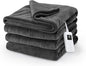 Sunbeam Electric Royal Luxe Microplush Heated Blanket, 12 Heat Settings, 12-Hour Auto Shut-Off, Fast Heating, Warm & Cozy, Machine Washable, Night Fog Color, Twin (84" x 62")