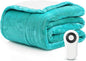 Heated Throw Blanket Electric Blanket 50"x60" Fast Heating Electric Blanket with 5 Heat Levels & 4 Hours Auto-Off Overheat Protection Cozy Soft Flannel Heated Throw Blanket