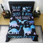7 Piece Boys Dinosaur Comforter Set Queen Size Blue Dinonsaur Soft Microfiber Bed in A Bag with Comforter,Sheet Set,Pillowcase and Sham for Child Teens All Season