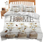 Daisy Flower Theme 3 Pieces Duvet Cover Comforter Set with 2 Pillowcase King Size White Floral Bed Sheet Quilt Bedroom Bedding for Lover Kids