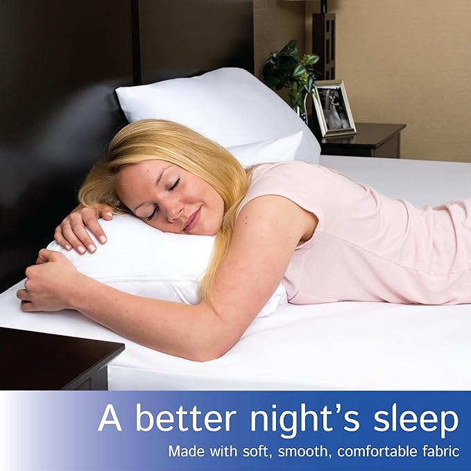 Body Size Pillow Protector 21" W x 55" L – Waterproof Zippered Pillow Cover Hypoallergenic Dust Proof Pillowcase Encasement