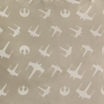 Kitsch x Star Wars Rebel Alliance Satin Pillowcase | Satin Pillowcase with Zipper, Better Than Silk Pillowcase | Frizz-Reducing Pillow Case for Hair & Skin Care, Cooling & Breathable - King