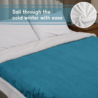 Electric Heated Blanket Full Size 72×84 inches, Cozy Plush Flannel,10 Hrs Auto Shut Off, 6 Heating Levels, Overheated Protection,Dark Green