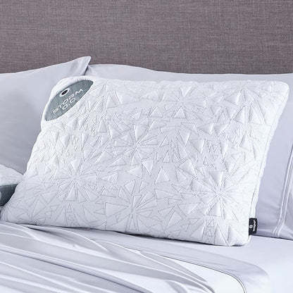 Bedgear Storm Performance Pillow – 0.0 - Cooling Bed Pillow for Hot Sleepers - Medium Firmness Pillow for All Sleep Positions, Washable & Removable Cover - 20" W x 26" L x 4.75" H