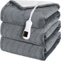 Electric Heated Blanket Full Size, Washable Blanket Warmer for Home for Adults, Fast Heating, Super Cozy Soft Flannel 72" x 84", 9 Heat Levels, 1-9H Auto-Off, ETL Certified, Dark Gray
