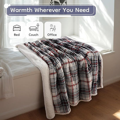 Electric Heated Blanket Full Size - 72"x84", Soft Flannel Heating Blanket, 10 Heating Levels, 1-12 H Auto Shut Off, Breathable Warm and Washable for Bed, Nordic