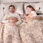 Electric Blanket King Size 90"x100", Dual Zone Heated Blanket with 9 Heat Levels & 1-10H Timer, Faux Fur & Flannel, Soft Cozy Gift for Women/Men, for Couch, Bed & Office, ETL Certified (Dyed Brown)