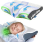 Derila Cervical Neck Pillow for Sleeping - Support Pillow for Back, Stomach, Side Sleeper Contour Memory Foam Pillows for Shoulder Relief, for Women 19.7" x 11.8" x 3.9"