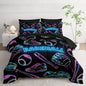 Baseball Sports Comforter Set 7Pcs Sneaker Baseball Bat Gloves Bedding Set for Kid Teen Girl Boy Adult Sports Games Shoes Quilt Bed Decor Full with 2 Sheets,2 Pillowcases,2 Throw Pillow Covers