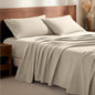 Bare Home Flannel Sheet Set 100% Cotton, Velvety Soft Heavyweight - Double Brushed Flannel - Deep Pocket (Twin, Sand)