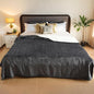 Electric Heated Blanket Full Size - 72"x84", Soft Flannel Heating Blanket, 10 Heating Levels, 1-12 H Auto Shut Off, Breathable Warm and Washable for Bed, Dark Grey