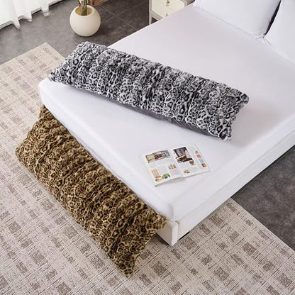 Full Body Pillow 20x54 Inch,Memory Foam Pregnancy Pillow for Side Sleepers,Orthopedic Back Support Maternity Pillow for Women (with Removable Cover)-Grey