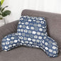 Bohemian Printed Reading Pillow with Support Arms Soft Bed Rest Pillows Back Support Cushion for Kids Reading Watching TV Sitting Up in Bed (23"×16"×10",Cat)