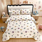 SDIII Cute Elephant Comforter Set Full 3 Pieces, Silky Breathable Microfiber and Spandex, Full Size Elephant Bedding Set for Boys Girls Kids Teens