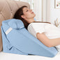 Bed Wedge Pillow for Sleeping, Adjustable Wedge Pillow Set for After Surgery, Elevated Triangle Pillow for Acid Reflux and Back Pain Relief, Post Surgery, Sleep Apnea, Back Suppor