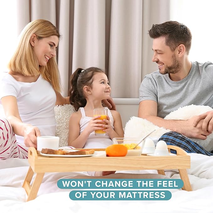 Bare Home Mattress Protector - 100% Waterproof & Breathable - Premium Cooling Mattress Cover - Protects Against Spills - Vinyl Free - Protect Your Mattress (Split Head Flex King, White)