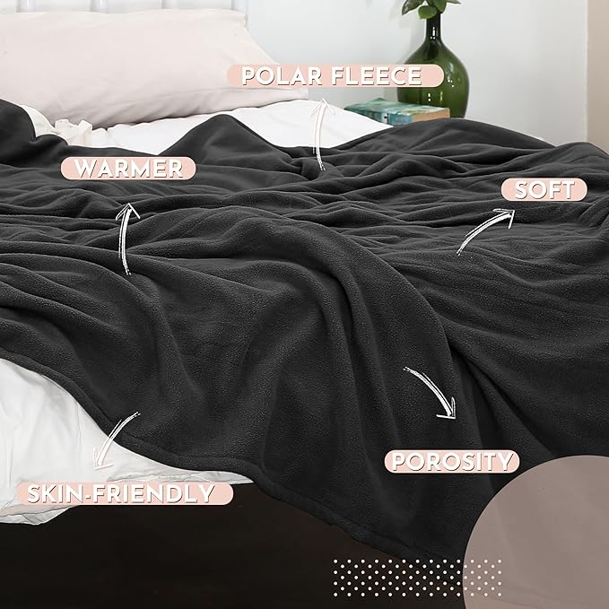 Heated Electric Blanket 72'' x 84'' Full Size Soft Heated Blanket with 4 Levels of Heat ＆ 10 Hour Auto Off, Machine Washable, Iron Grey
