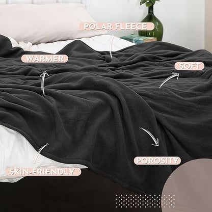 Heated Electric Blanket 72'' x 84'' Full Size Soft Heated Blanket with 4 Levels of Heat ＆ 10 Hour Auto Off, Machine Washable, Iron Grey