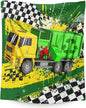 Blanket for Boys, Garbage Truck Throw Blanket Gifts for Kids Boys Age 4-6, 40"x50" Cute Flannel Blankets Gift for Son Cars Lovers Lightweight Throws for Couch Sofa Bed Decor
