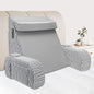 Reading Pillow for Sitting in Bed Adult - Back Pillow for Bed Sitting up, Backrest Support Pillow for Lounging/Reading/Gaming/Resting/Watching TV, Bedrest, Stripe
