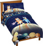 Jay Franco Kids Comforter Set Includes Sheets and Pillow Covers - Soft and Cozy Bed Set for Stylish Room Decor, Blue - Bluey & Bingo, 4 Piece Toddler