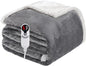 Electric Heated Blanket Full Size 72"x84", Soft Flannel with Overheat Protection, 6 Adjustable Heat Settings & 10-Hour Auto-Off Timer, Fast Heating for Winter Comfort, Light Gray