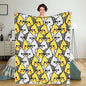 Too Many Cockatiel Blanket Flannel Fleece Throw Blanket Durable Couch Blankets Home Decor for Bed and Sofa Super Soft Warm Blankets for All Season 60x50 inch