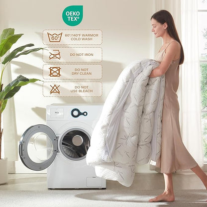 100% Waterproof Full Size Mattress Topper, Thick Pillow Top Mattress Pad，Up to 21 Inch Deep Pocket, Soft Breathable Mattress Pad for Back Pain, Protector Cover(White)