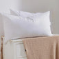 Bafode Goose Down Feather Pillows, Soft Bed Pillows King Size Set of 2, 100% Soft Cotton Shell, Hotel Pillows for Back, Stomach or Side Sleepers