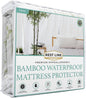Twin Size 39x75” Premium Bamboo Waterproof Mattress Protector, 100% Viscose from Bamboo, Hypoallergenic, Cooling Mattress Pad Cover, Soft & Breathable Fitted Sheet Style up to 18" Deep - Rest Line