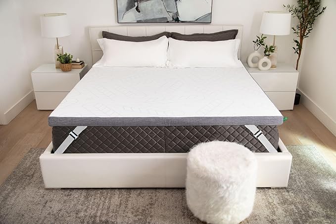 Sleepyhead Queen 3 Inch Premium Super Mattress Topper – Gel & Copper Infused Memory Foam Bed Topper – Cooling, Soft Support + Comfort, Foam Made in USA, CertiPUR-US Certified (Queen 3")