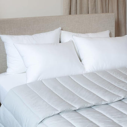 Bokser Home 2 Pack Down Alternative Bed Pillow King (U.S. Standard), Medium