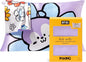 Kitsch x BT21 Satin Pillowcase with Zipper – Better Than Silk Pillowcase, Mang Character & Funky Floral Print – Soft Cooling Toddler Bed Time Pillow Case for Hair & Skin – Queen/Standard 19x26