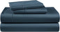 LANE LINEN 100% Egyptian Cotton California King Sheets Set, Soft & Comfy No Pill Fade Resistant Oeko-Tex Certified Cotton Sheets Cal King Size Set, 15" deep Pokcet Sheets - Dark Denim