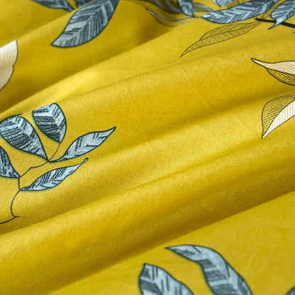 Floral Queen Duvet Cover 100% Soft Cotton 3 Piece Chic Birds Queen Flower Bedding Set Yellow Garden Tree Branches Flowers Birds Print Pattern Reversible Duvet Cover Floral with Zipper Closure