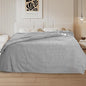 Electric Heated Blanket Full Size 72"x84", Soft Fleece with 10 Hours Auto-Off & 4 Heating Levels, Overheating Protection, Machine Washable, Cozy Light Gray
