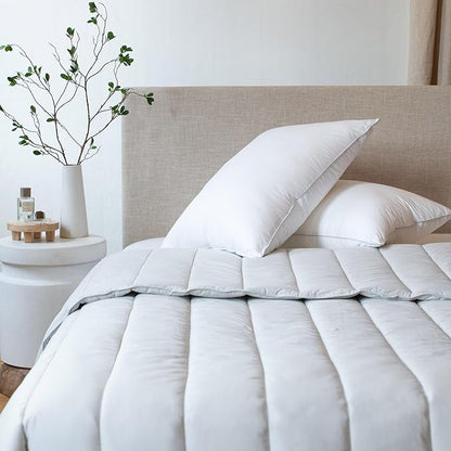 Bokser Home 2 Pack Down Alternative Bed Pillow Queen (U.S. Standard), Soft