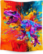 Dinosaur Blanket - Blankets for Boys/Kids - 40x50 Inches Dinosaur Gifts Soft Flannel Kids Throw for Couch, Bed