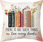 Hyturtle Personalized Book's Title Pillow (Insert Included) Gifts for Book Lovers, Reading Club Librarian Gifts for Girls Women on Birthday Christmas, Custom Name Couch Cushion Decor Throw Pillow