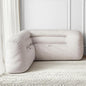 Reading Pillow for Couch, Bed Rest Back Pillow with Front Pocket, Comfortable Back Pillows for Sitting in Bed, Daybed, Tatami, Living Room