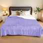 Electric Heated Blanket Queen Size - 84"x90", Soft Flannel Heating Blanket, 10 Heating Levels, 1-12 H Auto Shut Off, Dual Controllers, Breathable Warm and Washable for Bed, Light Purple