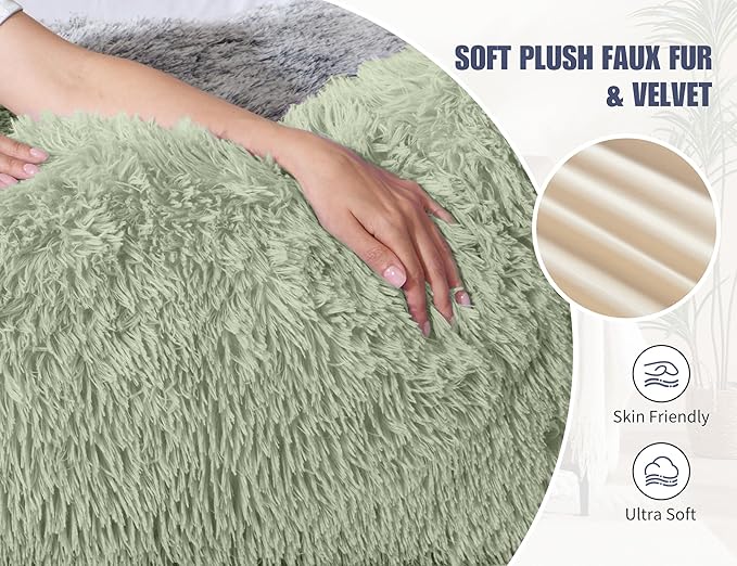 Large Memory Foam Body Pillow with Removable Long Firm 20x54 Body Pillow Cases for Bed Green Pregnancy Custom Body Pillows Snuggles Pillows Body Machine Washable